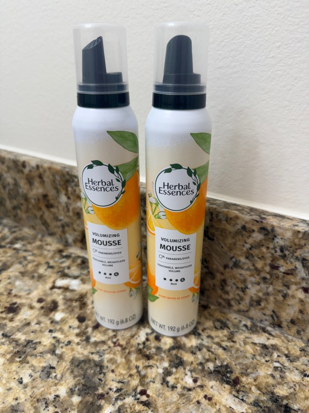 NWT Herbal Essences Volumizing Mousse - Citrus White & Orange